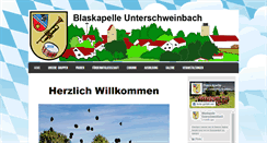 Desktop Screenshot of blaskapelle-usb.de